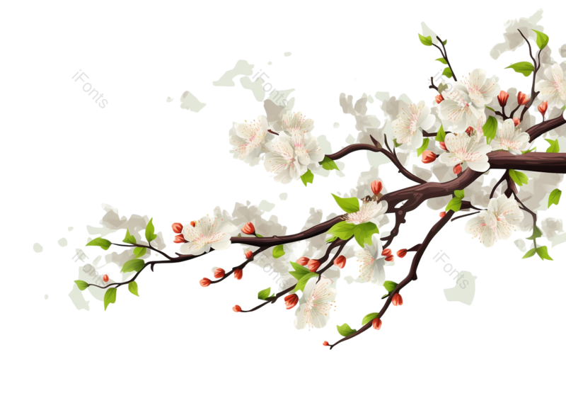 叶子图片,装饰元素,插画PNG,传统文化免抠素材